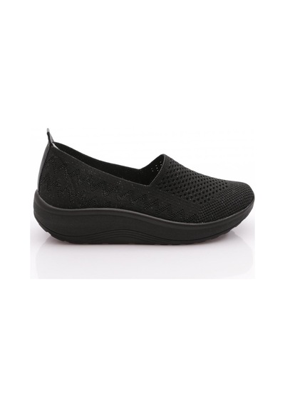 Dgn 4510 Kadin Comfort Ayakkabi Siyah