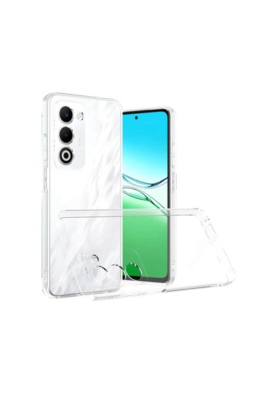 Oppo A5 4g Lüx Şeffaf Silikon - Şeffaf 0.2M-Çok Renkli