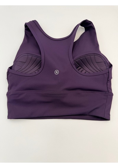 Sculpt Spor Sütyeni Yüksek Destek Toparlayıcı Fitness Yoga Spor Bra Mor