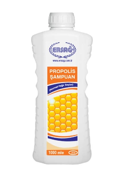 Ersağ Aparatlı Propolisli Normal ve Yağlı Saçlar için Şampuan 1 L + Boş Aparat