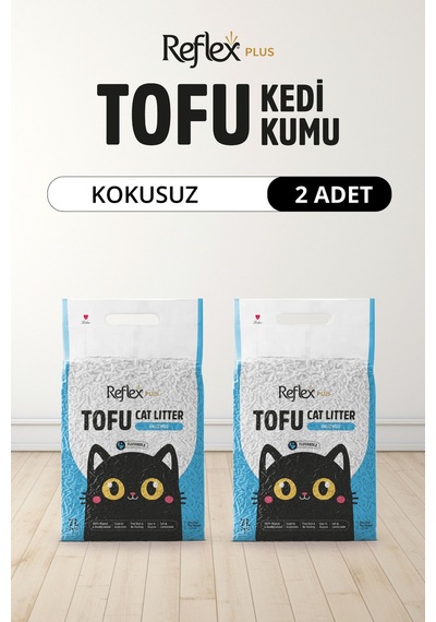 Plus Kokusuz Tofu Kedi Kumu 7l X 2 Adet