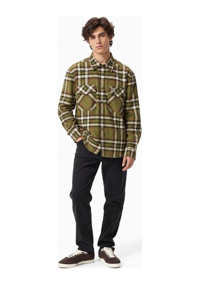 Lacoste Men's Relaxed Fit Button-down Linen Shirt Rahat Kesim Pamuklu Kareli Erkek Çıt Çıt Düğmeli Gömlek Yeşil Lacoste Men's Relaxed Fit Button-down Linen Shirt Rahat Kesim Pamuklu Kareli Erkek Çıt Çıt Düğmeli Gömlek Yeşil