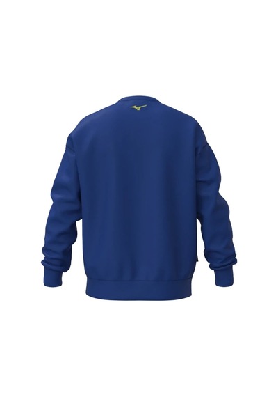 Mizuno Athletic Crew Neck Erkek Sweatshirt Mavi Çok Renkli