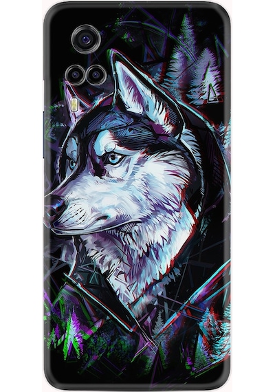 Vivo Y53S Kılıf Silikon Desen Dog Eyes 1761