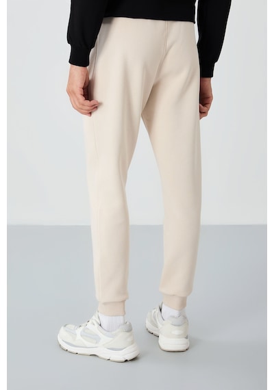 Tommy Life Cesar Bej Cepli Şardonlu Erkek Eşofman Alt - 84929 Bej