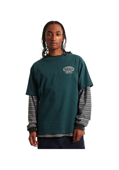 Vans World Tour Loose Ss Tee Erkek Koyu Yeşil T-shirt - Vn000vy8 Vans World Tour Loose Ss Tee Erkek Koyu Yeşil T-shirt - Vn000vy8