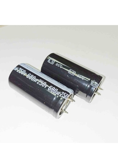 680mf 250v 25x50 85 Elko Kondansatör 5 Adet
