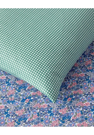 English Home Petit Chamomile Baskılı Tek Kişilik Pike Takımı 150x220 Cm Pembe Çok Renkli