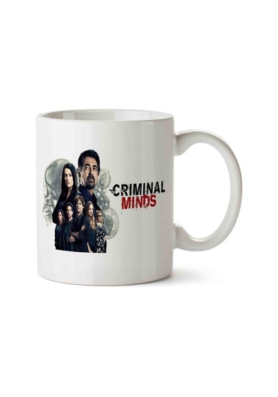 Criminal Minds 2 Porselen Kupa Bardak Beyaz