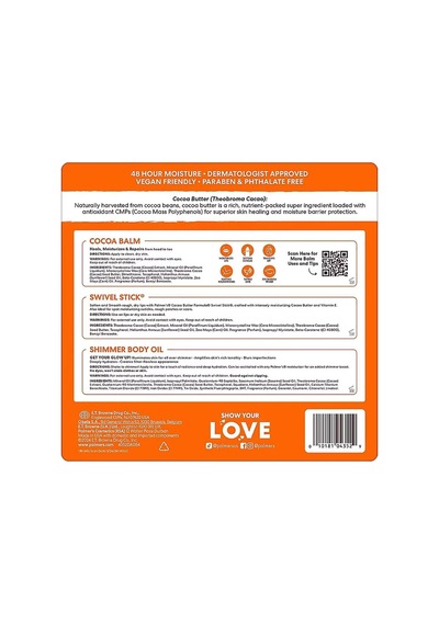 Cocoa Butter Moisture & Glow Cilt Bakım Seti, 10181043529