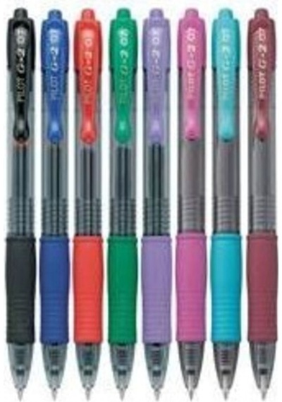 G2 Jel Kalem 0.7 Mm Beyaz Renkli