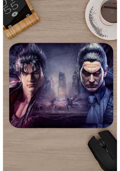 Tekken Kaymaz Dikişli Kauçuk Oyuncu Mousepad V3 - 22x18 Gaming Mouse Pad Fare Altlığı