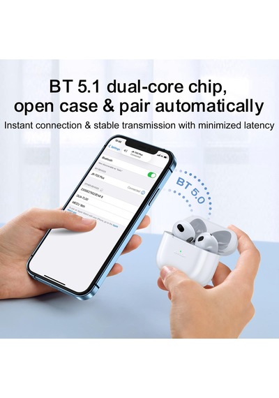 Joyroom JR-T03S Plus Airbuds 3.Nesil TWS Bluetooth Kulak İçi Kulaklık