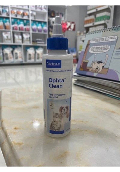 Ophta Clean Virbac Kedi Ve Köpeklerde Göz Temizlik Losyonu