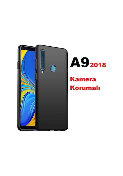 Galaxy A9 2018 Kilif Kamera Çikintili Soft Silikon 307191163 - Renk-Kampanya / Lacivert-Cam Ekran Koruyucu (+15 Tl)