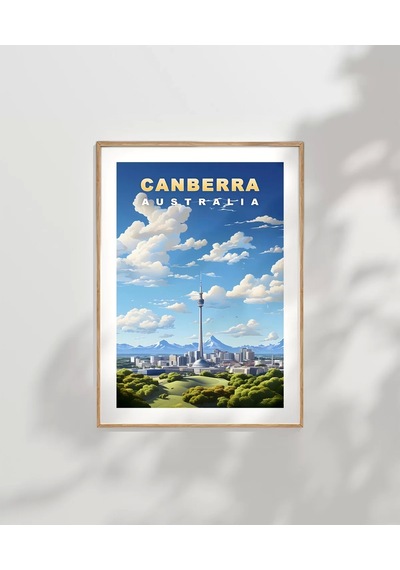 Çerçevesiz Poster Gökyüzüne Dokunan Başkent