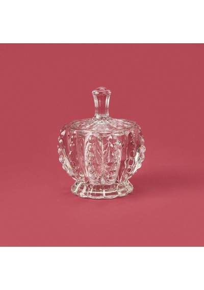 Delii Glass Cam Şekerlik - Şeffaf - 3,5 Cm Çok Renkli