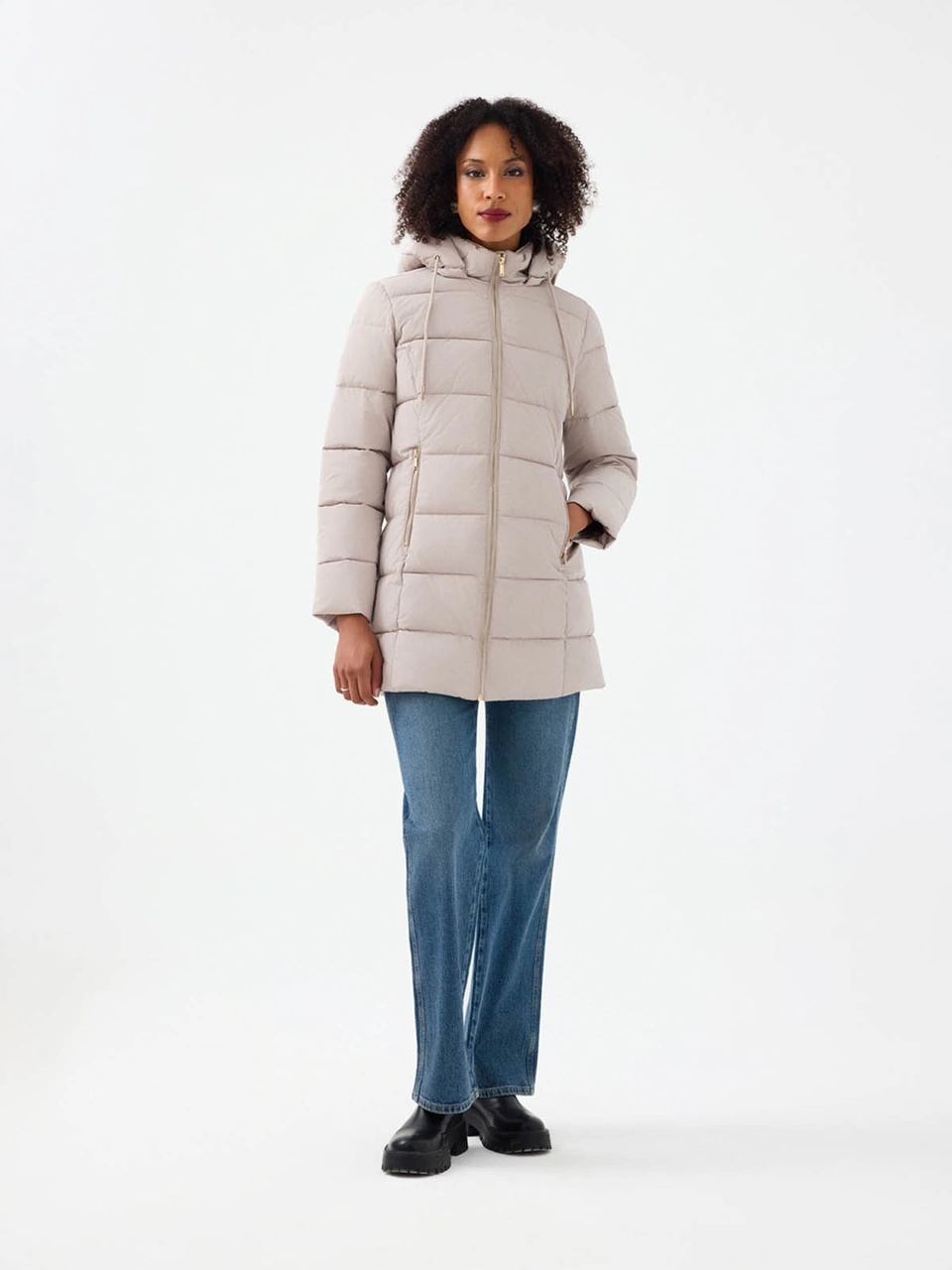 Loft Regular Fit Bej Kadın Mont Lf2041091 Bej