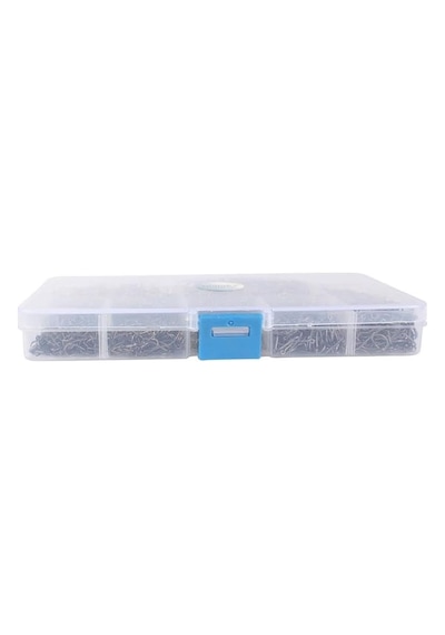 1000 Adet Kutulu 1. Kalite Paslanmaz Karbon Çelik Halkalı Olta Seti 3-12 Numara - Balık Kancası Genel