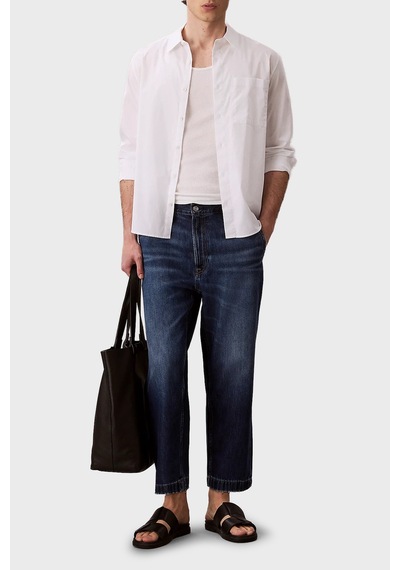 Calvin Klein Erkek Kot Pantolon Lv04rc740g X87 Lacivert Lacivert