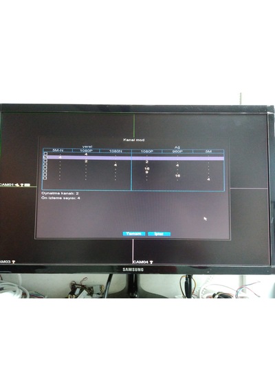 Speedron 4 Kanal Xmeye H265 Dvr Kayıt Cihazı