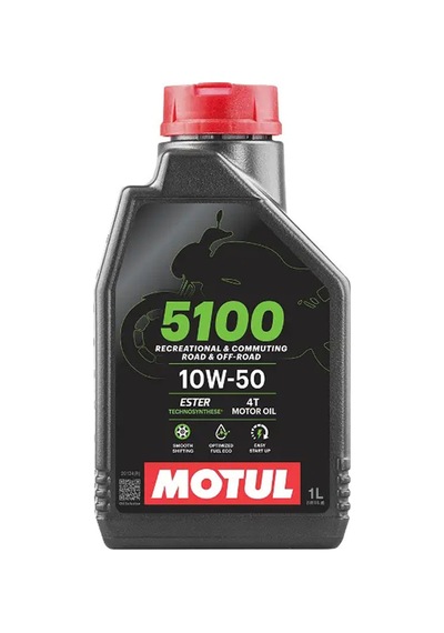 Motul 5100 4t 10w-50 Technosynthese Yarı Sentetik Motor Yağı - 1 Lt Üretim Yılı: 2025