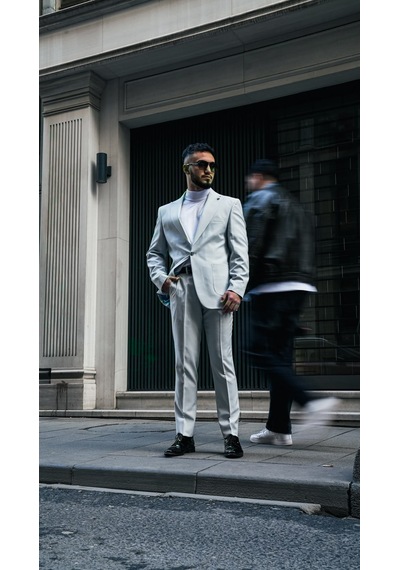 Dupont Classics Dupont Erkek Slim Fit 6 Drop Sivri Yaka Torba Cep Çift Yırtmaç Takım Elbise Mine Mavisi Dupont Classics Dupont Erkek Slim Fit 6 Drop Sivri Yaka Torba Cep Çift Yırtmaç Takım Elbise Mine Mavisi