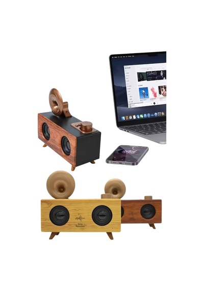 Gramafon Nostaljik Radyo Yüksek Ses Kalitesi Usb Tf Kart Aux Yeni Nesil