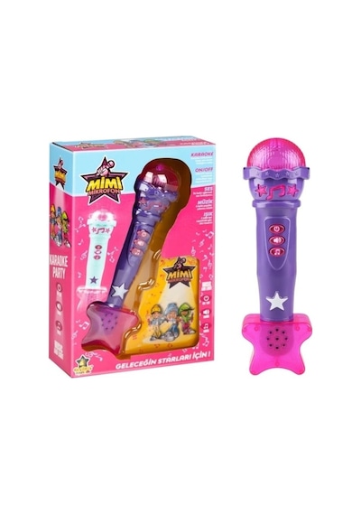 Erdem Toys Işıklı ve Müzikli Oyuncak Mikrofon
