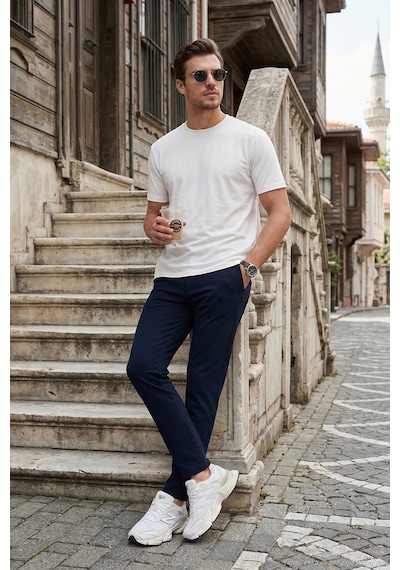 Buratti Erkek Pantolon 6843660 Lacivert Lacivert