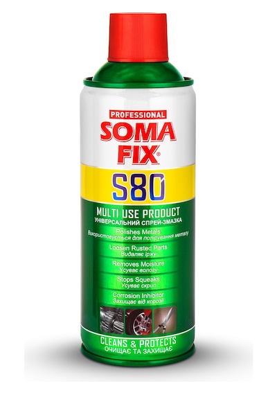 Somafix Çok Amaçlı Sprey Yağlayıcı Pas Gevşetici Sprey S80 200 ML