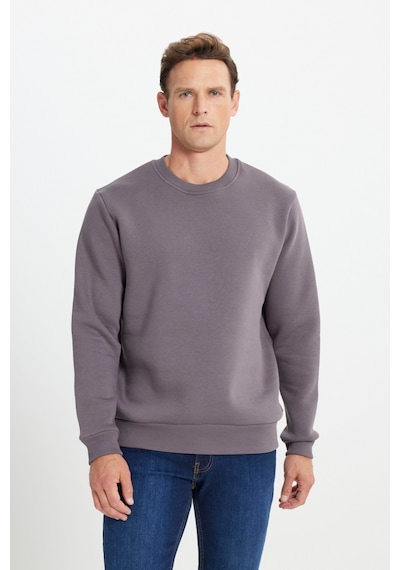 AC&Co / Altınyıldız Classics Erkek Koyu Grı Standart Fit Normal Kesim İçi Polarlı Bisiklet Yaka Sweatshirt Koyu Gri AC&Co / Altınyıldız Classics Erkek Koyu Grı Standart Fit Normal Kesim İçi Polarlı Bisiklet Yaka Sweatshirt Koyu Gri