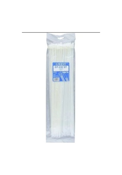 Gwest Gt 430 St 100 Adet 430x4.8mm Beyaz Kablo Bağı