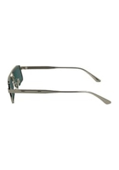 Calvin Klein Ck 24111s 716 55 Unisex Dikdörtgen Gri Metal Güneş Gözlüğü Metalik Gri