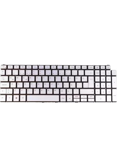 Dell P121f001 Klavye Silver Non-backlit
