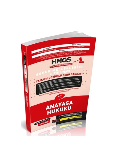 Hmgs Kampı Anayasa Hukuku Soru Bankası Savaş Yayınları 2026