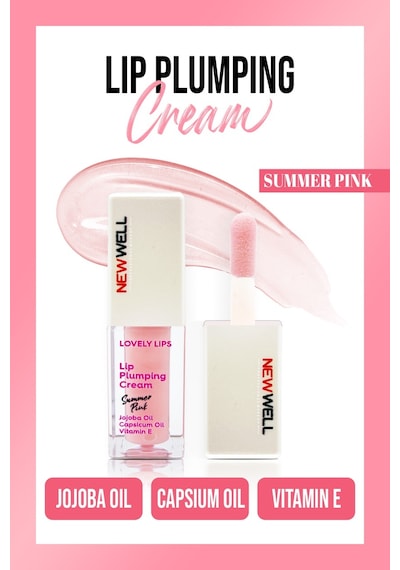 New Well Summer Pink Dudak Dolgunlaştırıcı Krem 5 ML