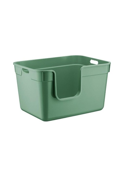 Tanos Yarı Açık Kedi Tuvaleti 54x40x32 - Yeşil