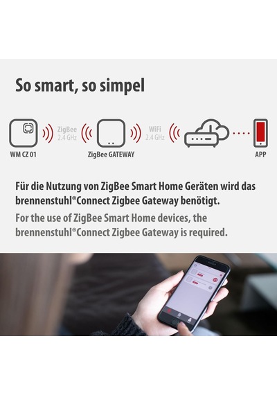 Connect Zigbee Serisi Ip68 Lisanslı Smart Home 115 Cm Kablolu Su Dedektörü
