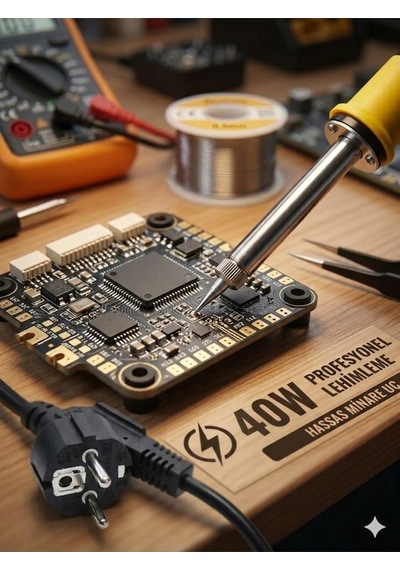 40w Profesyonel İnce Minare Uçlu Kalem Havya - 220v Lehim Makinesi