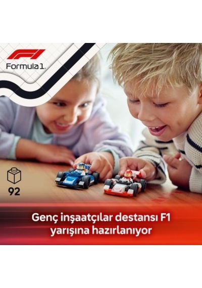 Lego F1 Yarış Arabaları Seti - 4 Yaş Ve Üzeri Çocuklar İçin Eğlenceli Oyun