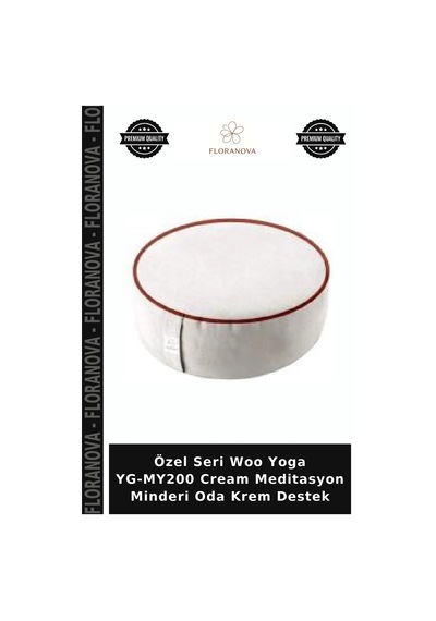Özel Seri Woo Yoga Yg-my200 Cream Meditasyon Minderi Oda Krem Destek