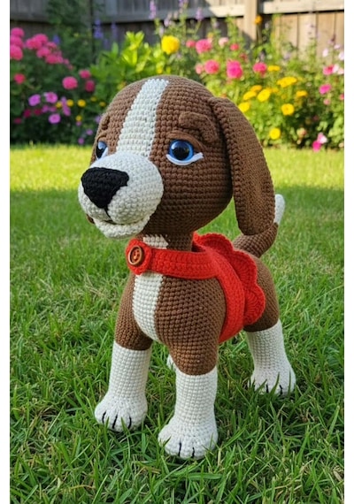 Bersem Amigurumi Köpek Kahverengi
