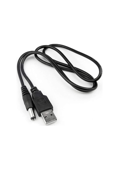 Usb To Dc 5.5 2.1 Mm Kalın Uç Power Güç Çevirici Adaptör Kablosu