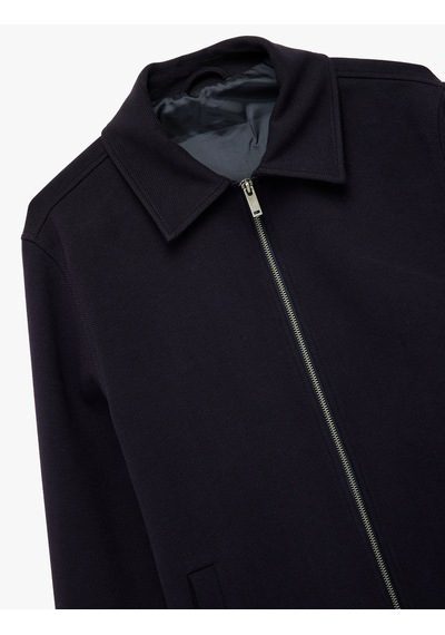 Koton Slim Fit Cep Detaylı Uzun Kollu Fermuarlı Gömlek Yaka Mevsimlik Ceket Lacivert 6wam20033hk Lacivert Koton Slim Fit Cep Detaylı Uzun Kollu Fermuarlı Gömlek Yaka Mevsimlik Ceket Lacivert 6wam20033hk Lacivert