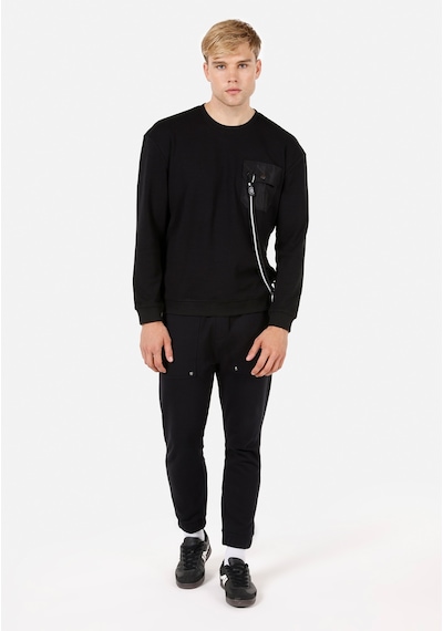 Colin's Colins Siyah Erkek Sweatshirt Cl1071222 Q1.v1 Blk Siyah