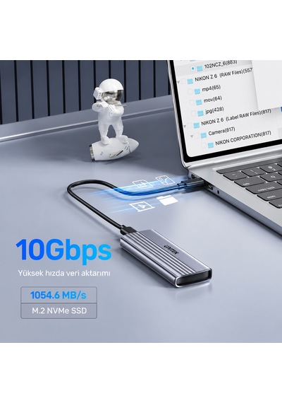 Unıtek M.2 Pcıe Nvme Usb-c Ssd Kutusu S1241b01