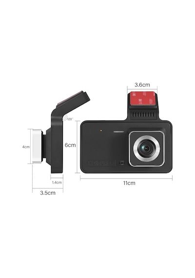Mb-200 4" Fullhd Araç İçi Ön Ve Arka Kamera.türkçe Menü+g-sensör Mb-200 4" Fullhd Araç İçi Ön Ve Arka Kamera.türkçe Menü+g-sensör