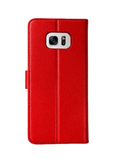Muratech Newface Samsung Galaxy Uyumlu  S7 Edge Trend S Plus Kapaklı Kılıf - Kırmızı
