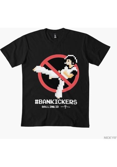 Flood Of Style Kickers Meme T-shirt Erkek Kadın %100 Pamuklu Tişört Kısa Kollu Üstler 0114-2 Çok Renkli